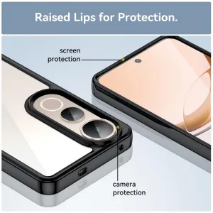 CRYSTAL Ochranný obal pre Vivo V50 Lite čierny