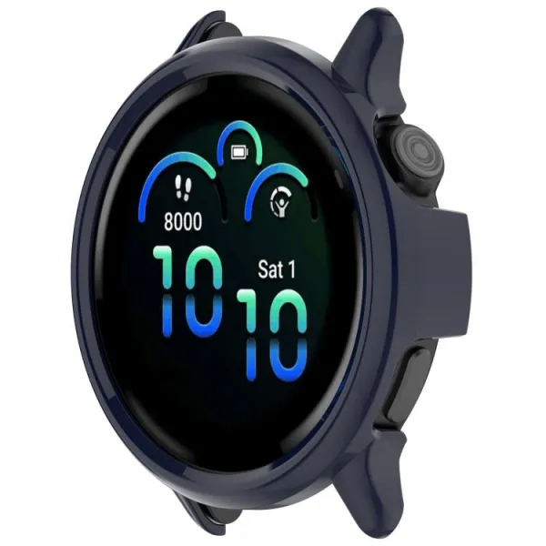 PC HALF COVER Plastový kryt Garmin Vivoactive 6 modrý
