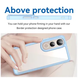 CRYSTAL Ochranný obal pre Vivo V50 Lite modrý