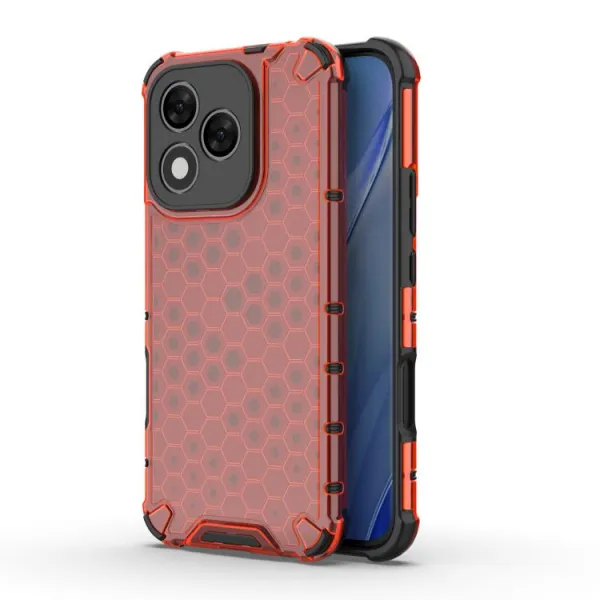 HONEYCOMB Ochranný kryt Honor 400 Lite 5G červený