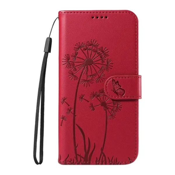 ART DANDELION Peňaženkové puzdro pre Honor Magic8 Pro červené
