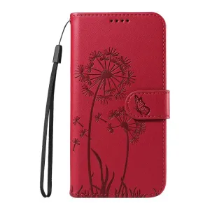 ART DANDELION Peňaženkové puzdro pre Honor Magic8 Pro červené