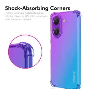 ENKAY GRADIENT Ochranný kryt pre Xiaomi Redmi A5 BLUE PINK