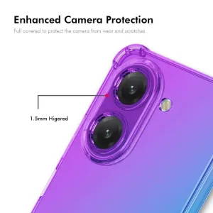 ENKAY GRADIENT Ochranný kryt pre Xiaomi Redmi A5 BLUE PINK