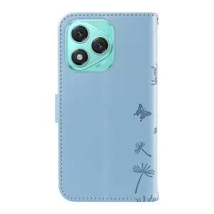 ART DANDELION Peňaženkové puzdro pre Honor 400 Lite 5G svetlomodré