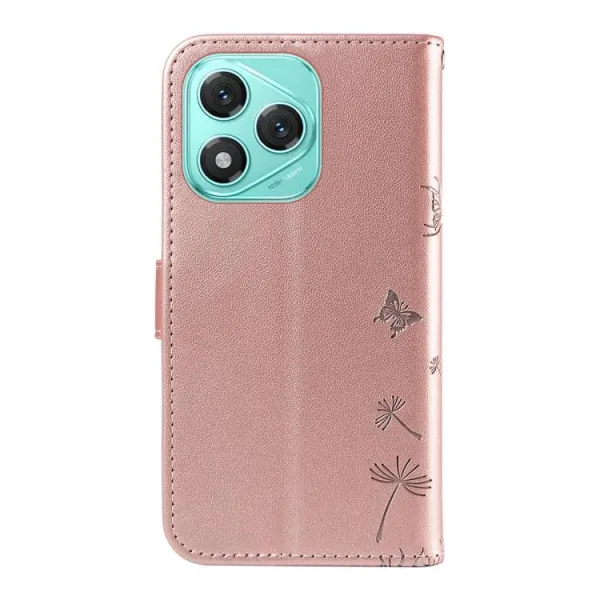 ART DANDELION Peňaženkové puzdro pre Honor 400 Lite 5G ružové
