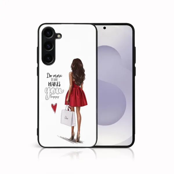 MY ART Ochranný kryt pre Samsung Galaxy S25 Plus 5G RED DRESS (137)