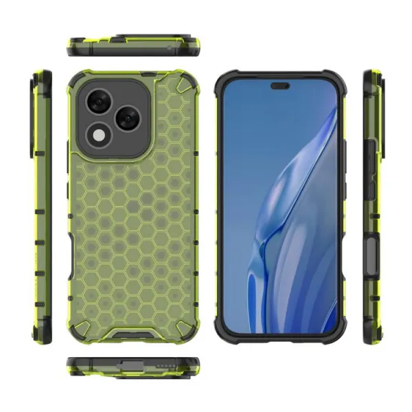 HONEYCOMB Ochranný kryt Honor 400 Lite 5G zelený