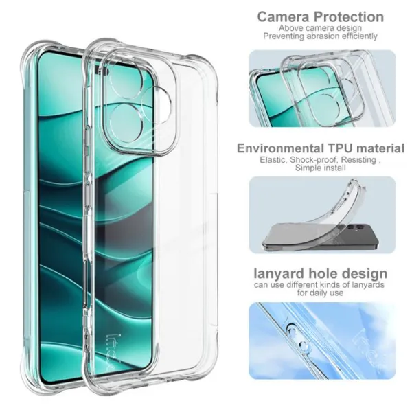 IMAK Ochranný obal pre Honor 400 Lite 5G priehľadný