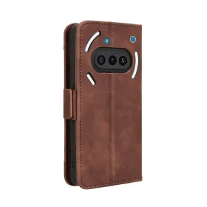 SLOT Peňaženkový obal pre Nothing Phone (3a) hnedý
