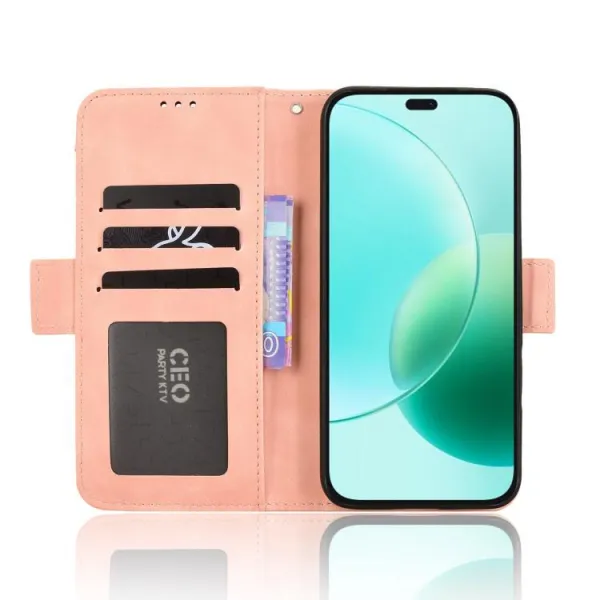 SLOT Peňaženkový obal pre Honor 400 Lite 5G ružový
