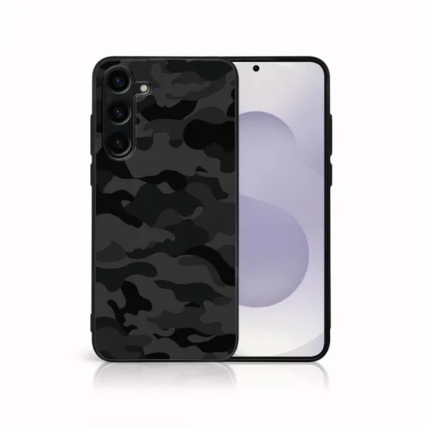 MY ART Ochranný kryt pre Samsung Galaxy S25 Plus 5G BLACK CAMO (234)
