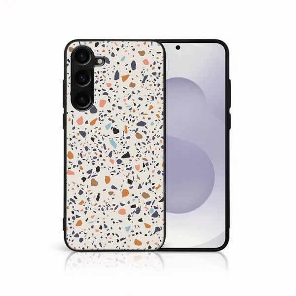 MY ART Ochranný kryt pre Samsung Galaxy S25 Plus 5G BEIGE TERRAZZO (162)
