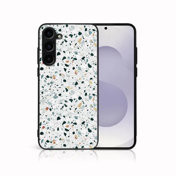 MY ART Ochranný kryt pre Samsung Galaxy S25 Plus 5G GREY TERRAZZO (163)