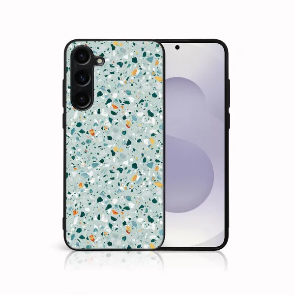 MY ART Ochranný kryt pre Samsung Galaxy S25 Plus 5G BLUE TERRAZZO (164)