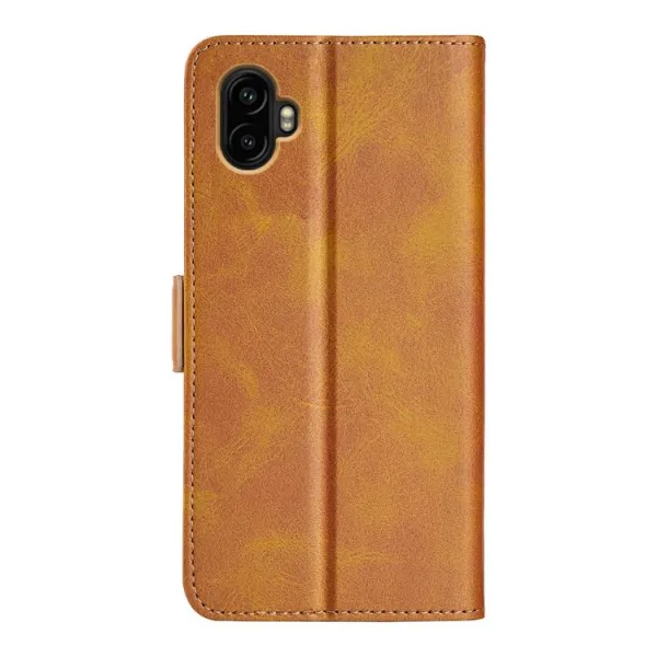 SIDE Peňaženkové puzdro pre Samsung Galaxy Xcover 7 Pro svetlohnedé