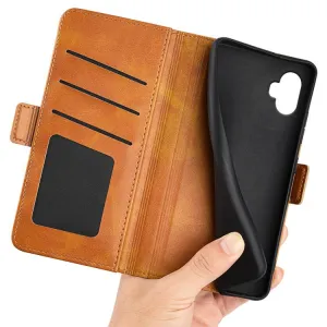 SIDE Peňaženkové puzdro pre Samsung Galaxy Xcover 7 Pro svetlohnedé