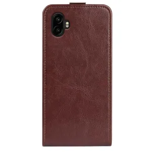Vyklápacie puzdro pre Samsung Galaxy Xcover 7 Pro hnedé