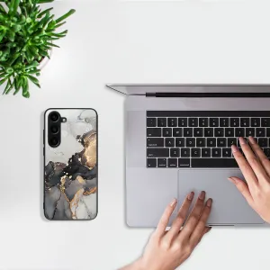 MY ART Ochranný kryt pre Samsung Galaxy S25 Plus 5G GREY MARBLE (140)
