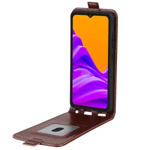 Vyklápacie puzdro pre Samsung Galaxy Xcover 7 Pro hnedé