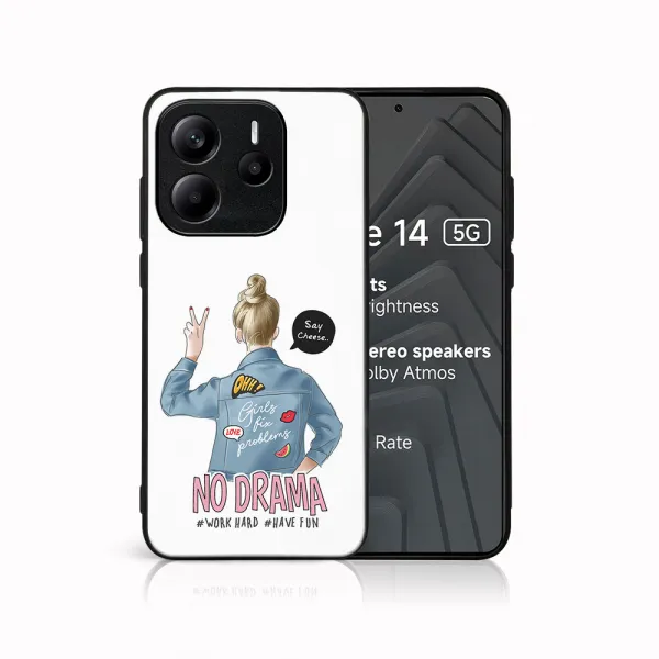 MY ART Ochranný kryt pre Xiaomi Redmi Note 14 5G NO DRAMA (138)