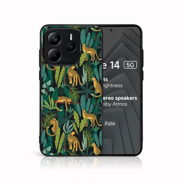 MY ART Ochranný kryt pre Xiaomi Redmi Note 14 5G LEOPARD (239)