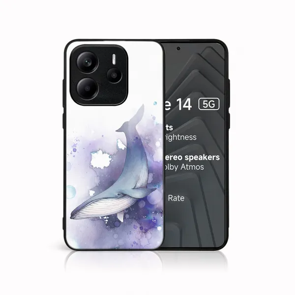 MY ART Ochranný kryt pre Xiaomi Redmi Note 14 5G WHALE (242)