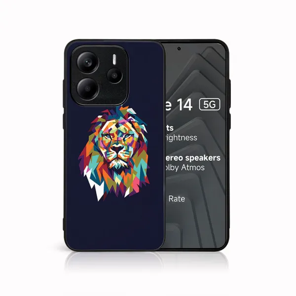 MY ART Ochranný kryt pre Xiaomi Redmi Note 14 5G LION (246)
