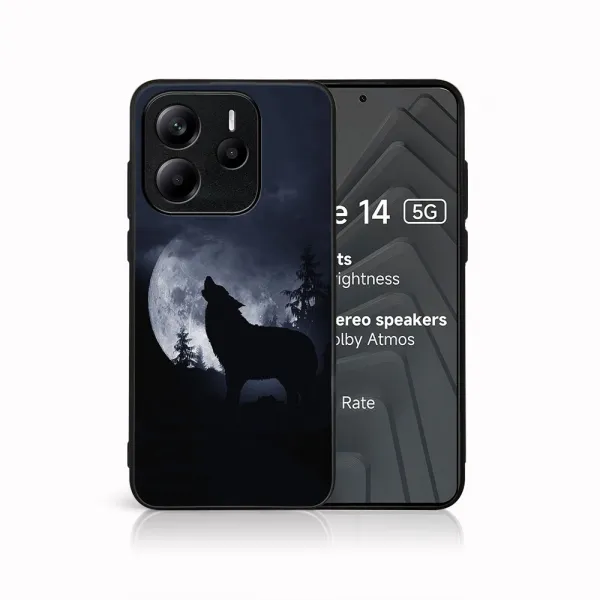 MY ART Ochranný kryt pre Xiaomi Redmi Note 14 5G WOLF (247)