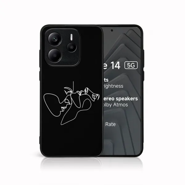 MY ART Ochranný kryt pre Xiaomi Redmi Note 14 5G FACES (196)