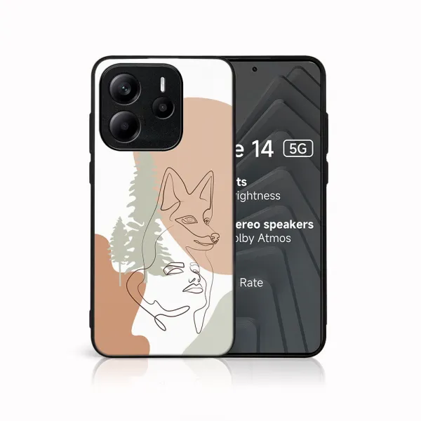 MY ART Ochranný kryt pre Xiaomi Redmi Note 14 5G FOX (191)