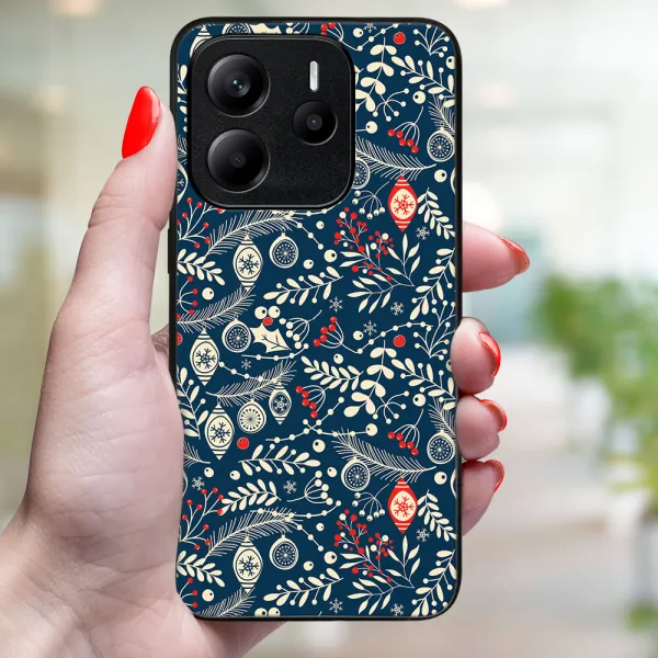 MY ART Kryt s vianočným dizajnom Xiaomi Redmi Note 14 5G MISTLETOE (070)