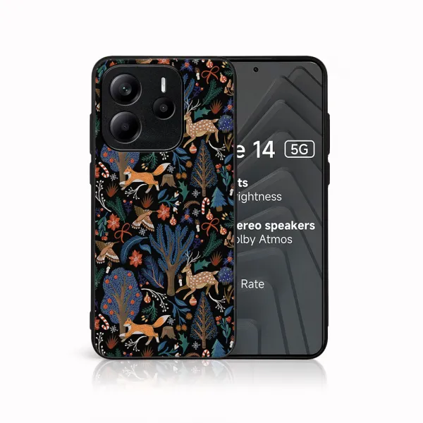 MY ART Kryt s vianočným dizajnom Xiaomi Redmi Note 14 5G WINTER (071)