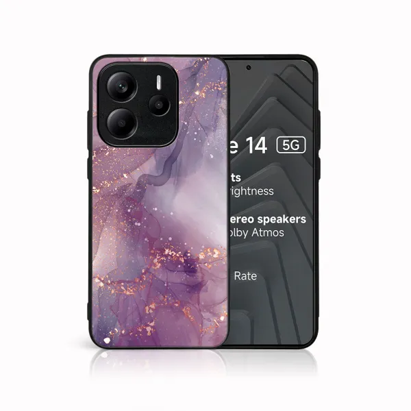 MY ART Ochranný kryt pre Xiaomi Redmi Note 14 5G PURPLE (148)