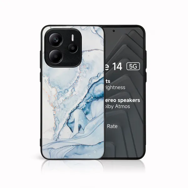 MY ART Ochranný kryt pre Xiaomi Redmi Note 14 5G LIGHT BLUE (149)