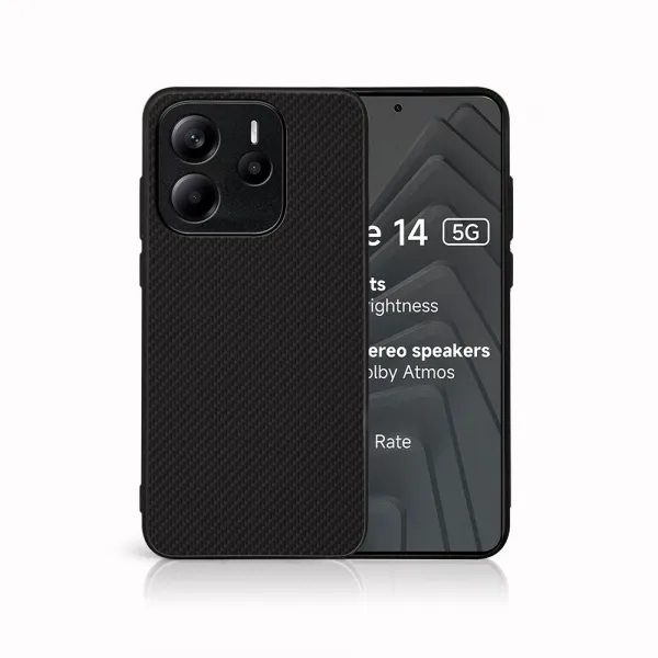 MY ART Ochranný kryt pre Xiaomi Redmi Note 14 5G CARBON (231)