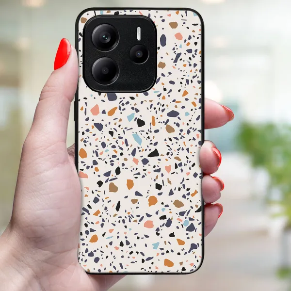 MY ART Ochranný kryt pre Xiaomi Redmi Note 14 5G BEIGE TERRAZZO (162)
