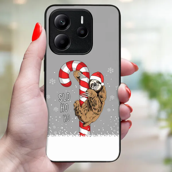 MY ART Kryt s vianočným dizajnom Xiaomi Redmi Note 14 5G CANDY (076)