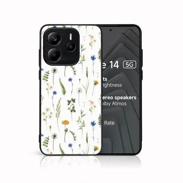 MY ART Ochranný kryt pre Xiaomi Redmi Note 14 5G WILDFLOWER (153)