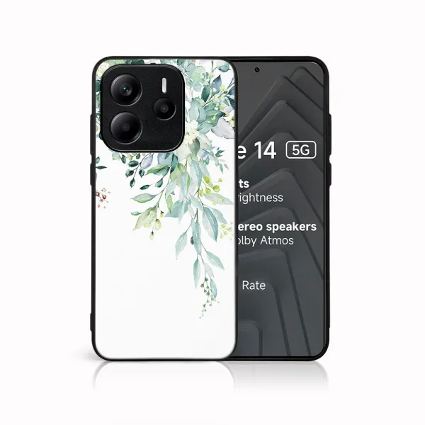 MY ART Ochranný kryt pre Xiaomi Redmi Note 14 5G GREENERY (155)