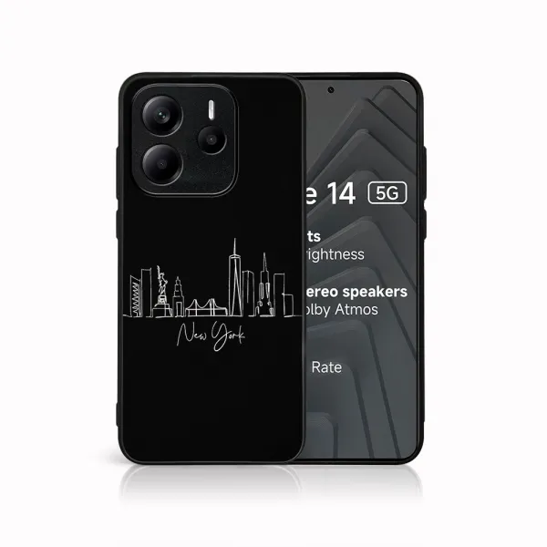 MY ART Ochranný kryt pre Xiaomi Redmi Note 14 5G NEW YORK (207)