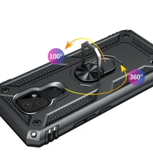 RING Ochranný obal pre Motorola Moto E7 čierny