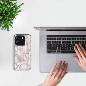 MY ART Ochranný kryt pre Xiaomi Redmi Note 14 5G PINK MARBLE (143)