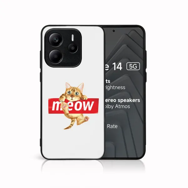 MY ART Ochranný kryt pre Xiaomi Redmi Note 14 5G MEOW (183)