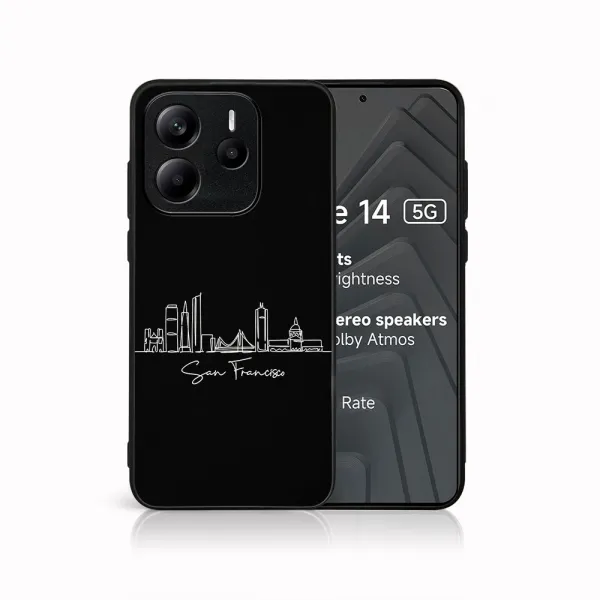 MY ART Ochranný kryt pre Xiaomi Redmi Note 14 5G SAN FRANCISCO (212)