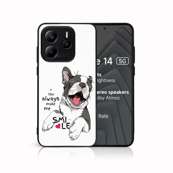 MY ART Ochranný kryt pre Xiaomi Redmi Note 14 5G SMILE (189)