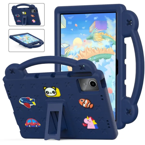 FANY Detský kryt na tablet pre Huawei MatePad SE 11 2024 tmavomodrý