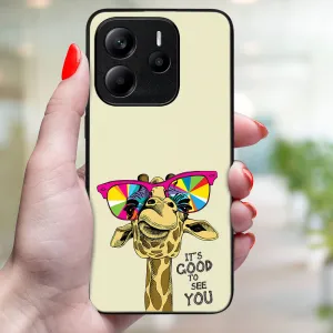 MY ART Ochranný kryt pre Xiaomi Redmi Note 14 5G GIRAFFE (180)