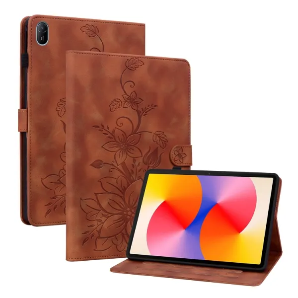 ART LILY Zaklápacie puzdro pre Huawei MatePad SE 11 2024 hnedé