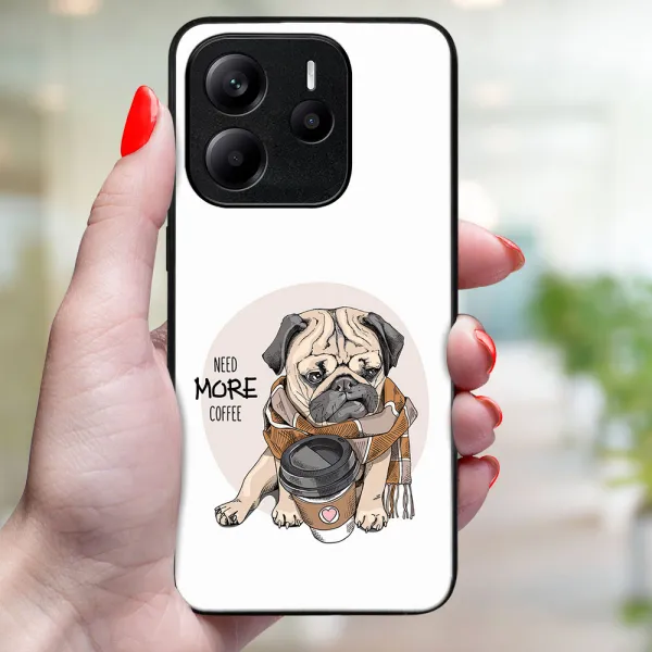 MY ART Ochranný kryt pre Xiaomi Redmi Note 14 5G MORE COFFEE (184)